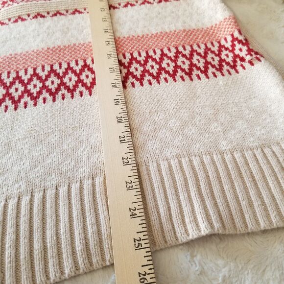 Frye & Co Sweater Womens Size Large Cowl Neck Striped Boho Knit - Picture 7 of 8